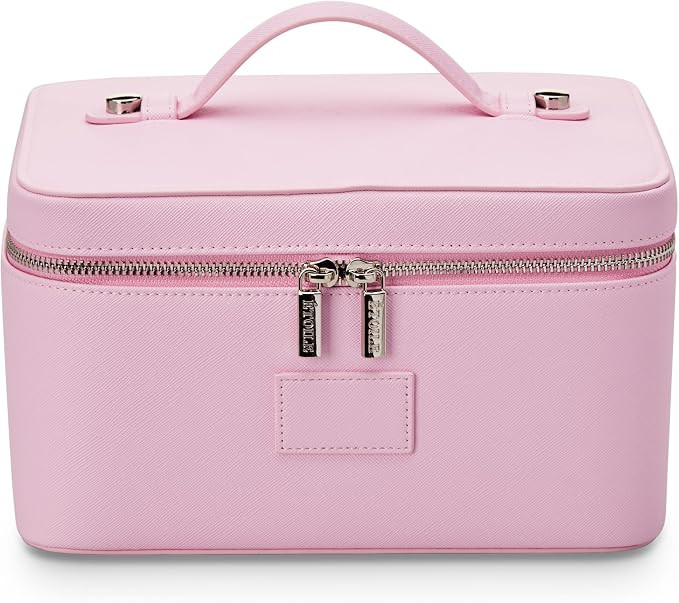 ETOILE - Vanity Case Lavender Pink - Stylish Travel Makeup Bag Organizer with Dividers | Amazon (US)