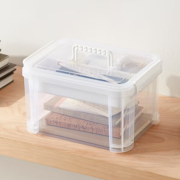 Small White Craft Organizer Tote | The Container Store