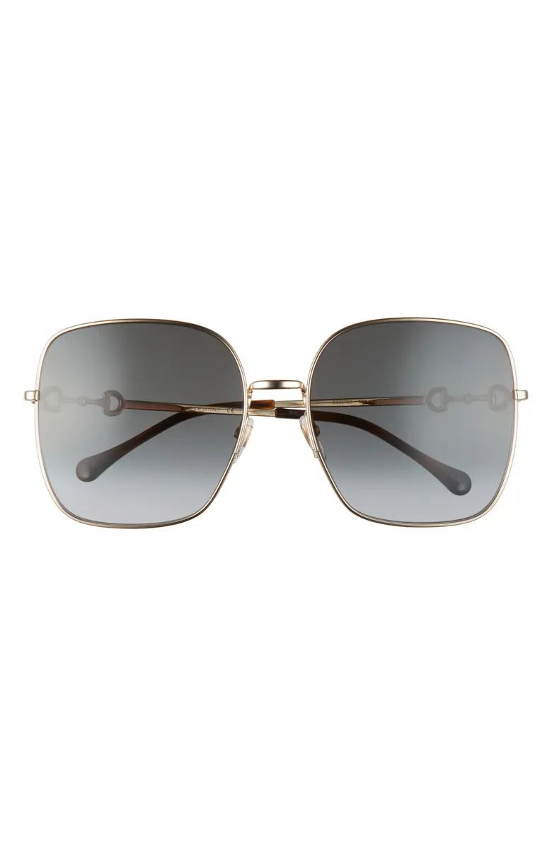 Gucci 61mm Gradient Square Sunglasses | Nordstrom | Nordstrom