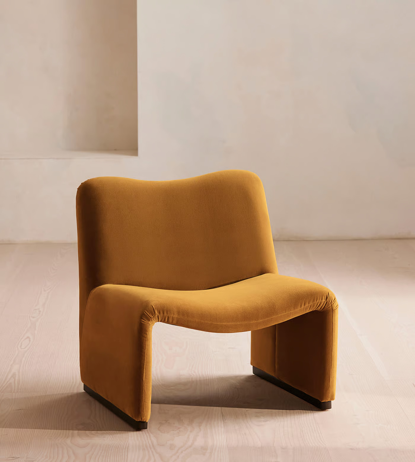 Lovett Armchair, Velvet, Mustard | Soho Home Ltd
