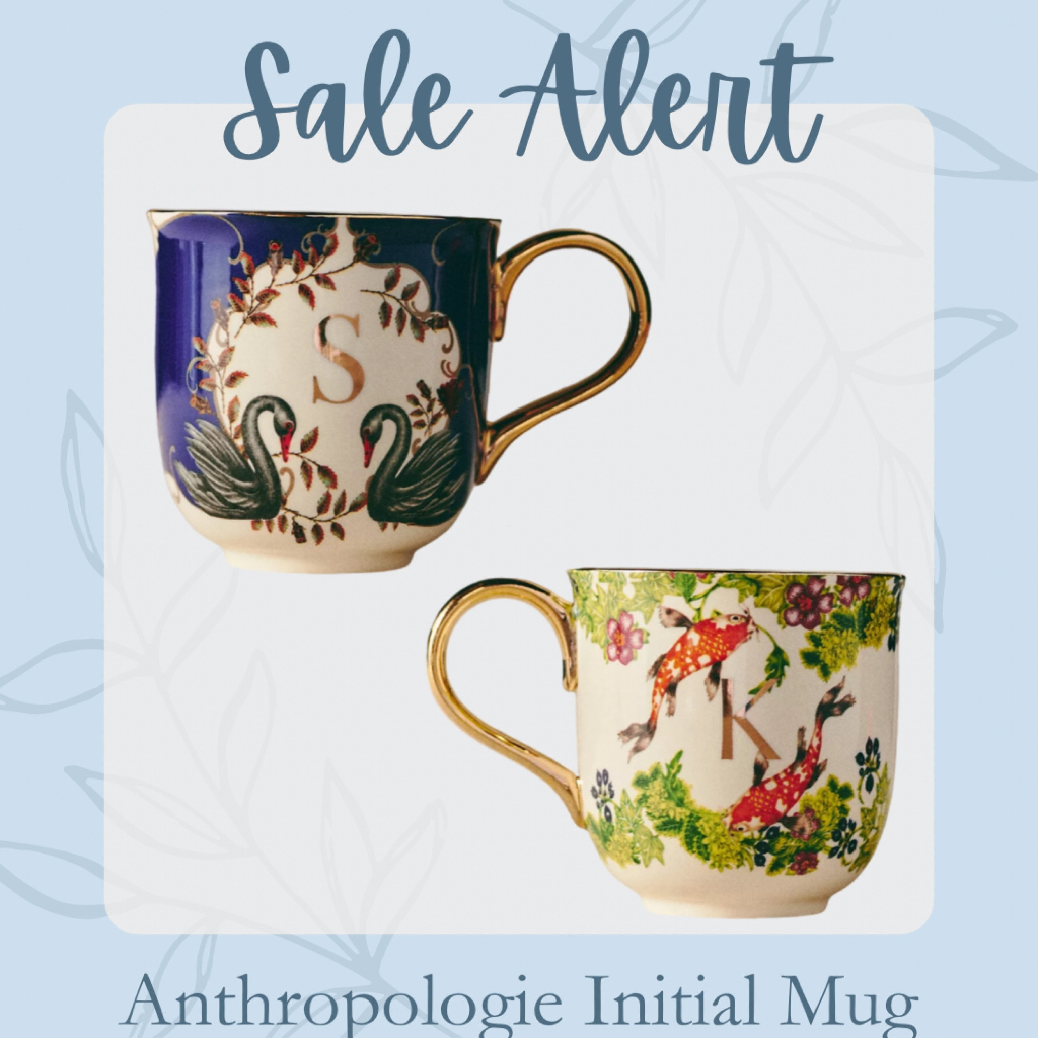 Sale Alert! Gorgeous Anthropologie monogram mug!

Ltkfindsunder100 / ltkfindsunder50 / LTKGiftGuide / LTKstyletip / anthropologie / anthropologie finds / anthropologie monogram mug / monogram mug / mugs / tea cups / mug / tea cup / sale / sale alert / Anthropologie sale alert / anthropologie sale / initial mug / initial tea cup / kitchenware / kitchen / home 

#LTKSeasonal #LTKhome #LTKsalealert