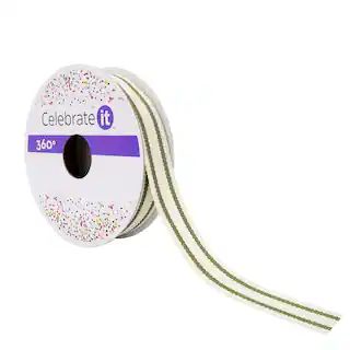 5/8" Grosgrain Ticking Striped Ribbon by Celebrate It™ 360°™ | Michaels | Michaels Stores