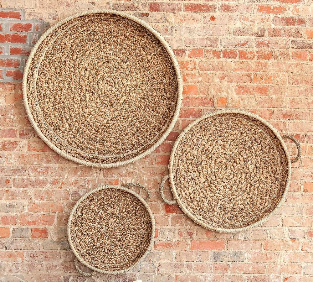 Emma Woven Baskets Wall Art, Set of 3 | Pottery Barn (US)