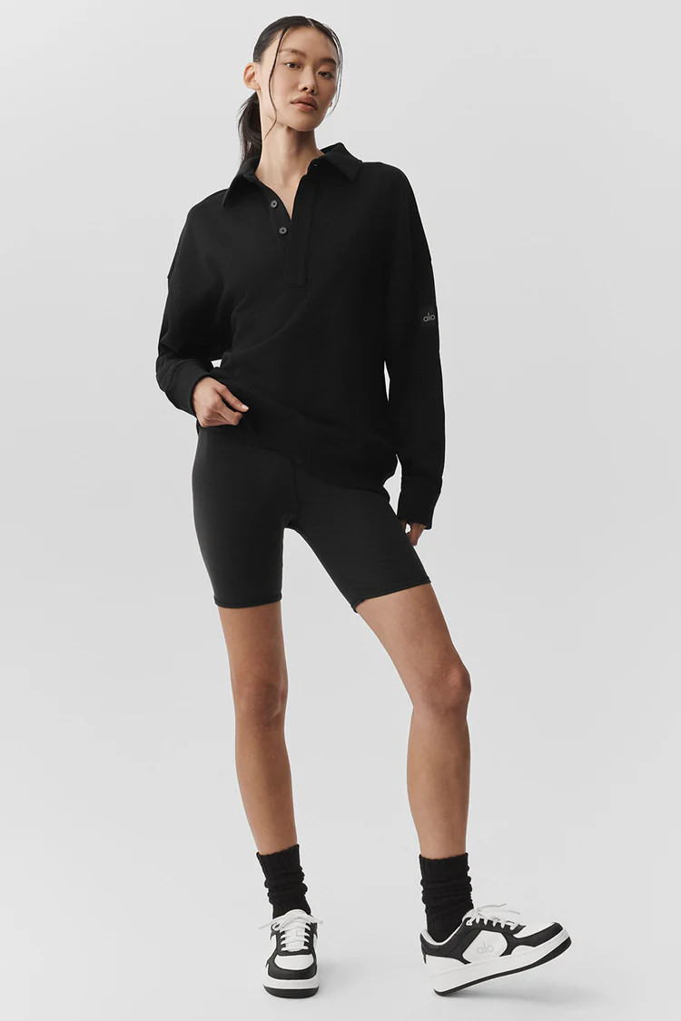 Take It Easy Long Sleeve Henley Pullover | Alo Yoga (US)
