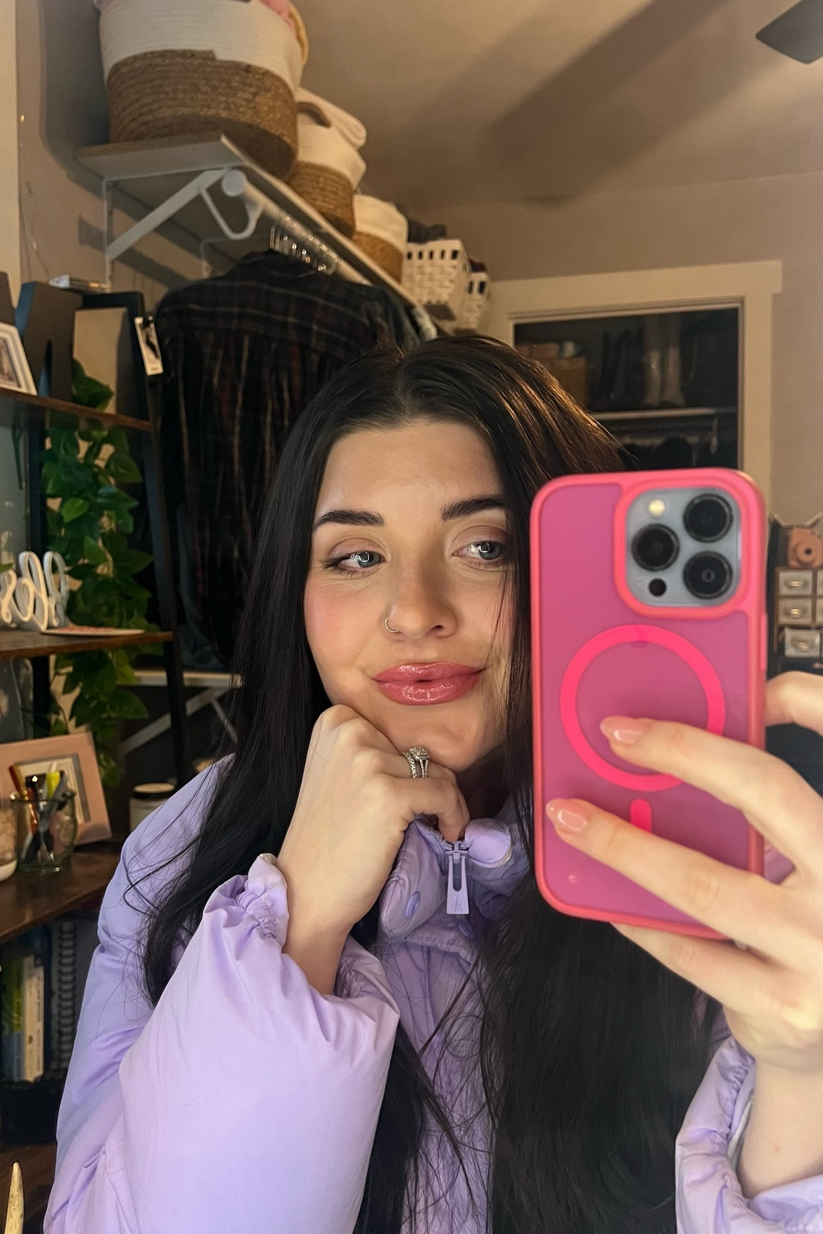 Purple puffer jacket 

#LTKSeasonal #LTKActive