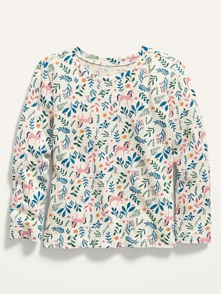 Printed Long-Sleeve T-Shirt for Toddler Girls | Old Navy (US)