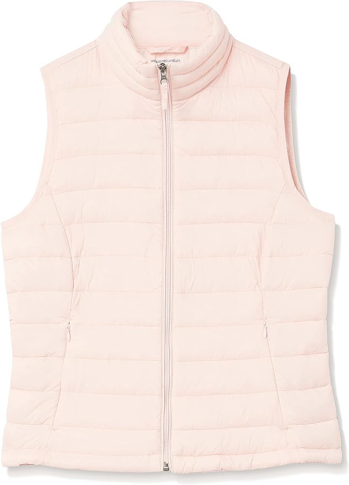 Amazon Essentials Women's Lightweight Water-Resistant Packable Puffer Vest | Amazon (US)