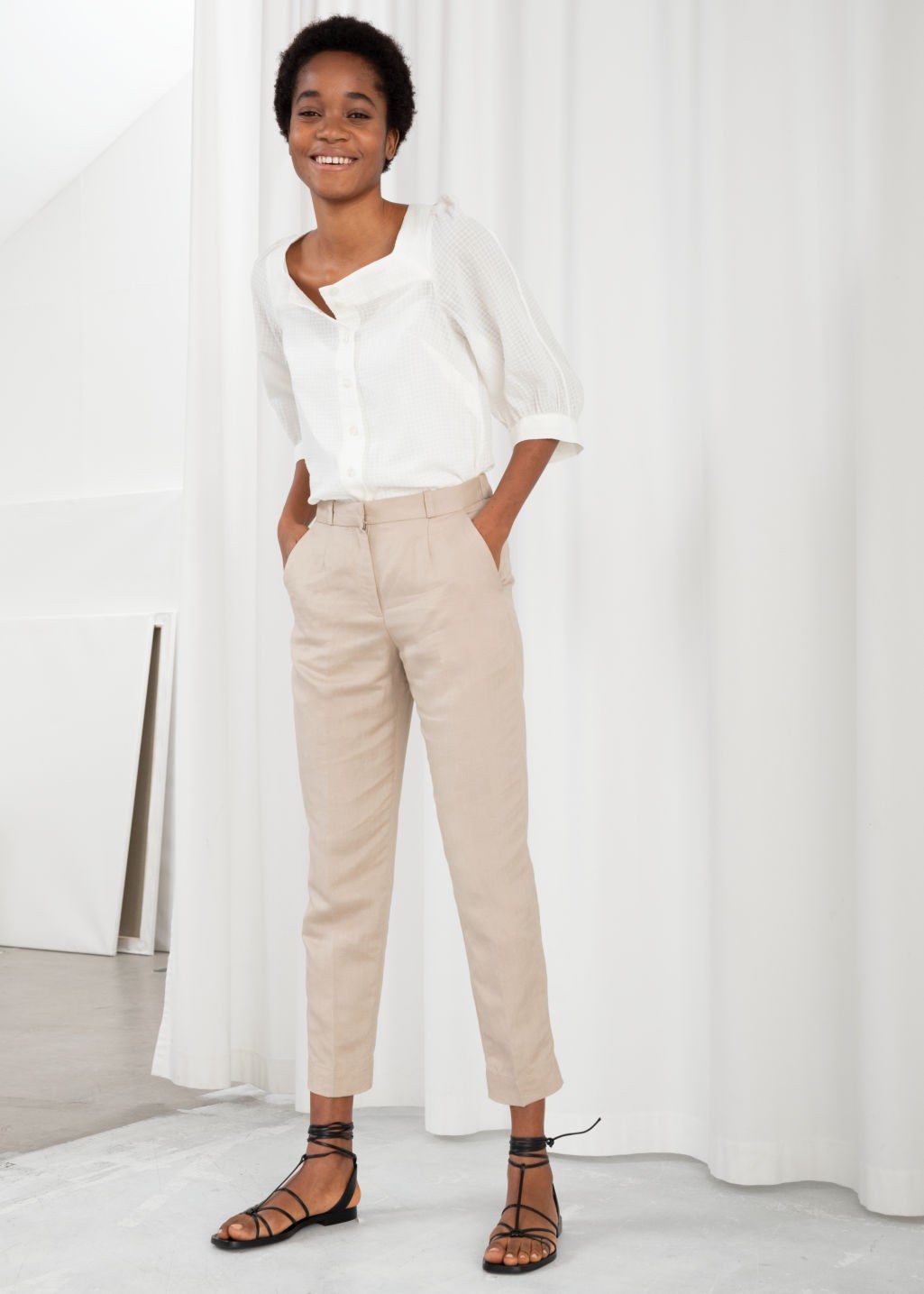 Tapered Cotton Trousers | & Other Stories (EU + UK)