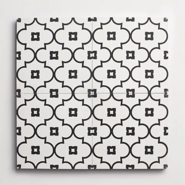 Guelz 8" x 8" Cement Patterned Wall & Floor Tile | Wayfair North America