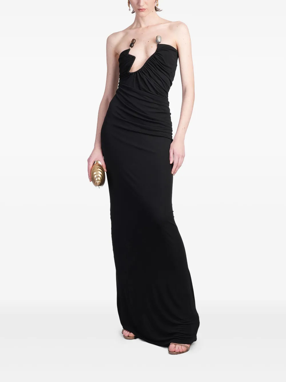 Christopher Esber Odessa Gown | Black | FARFETCH | Farfetch Global