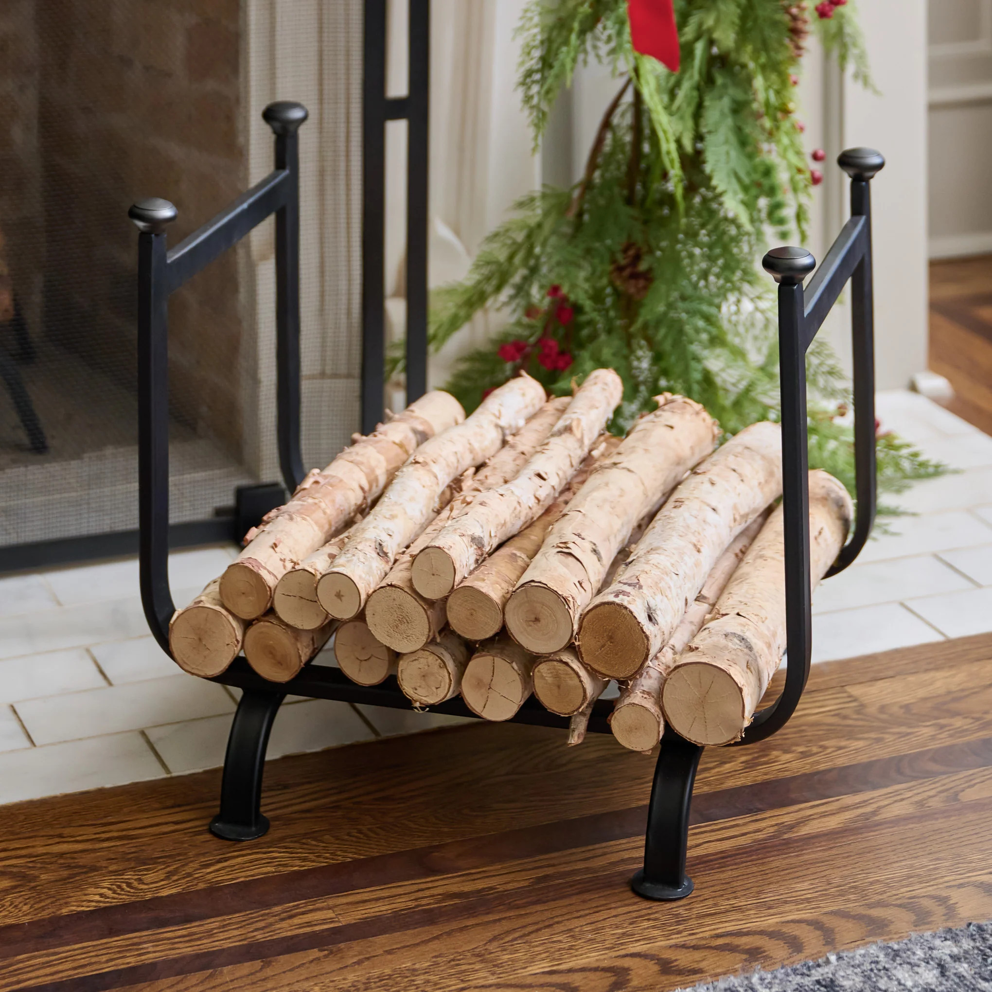 Ford Forged Log Holder | Magnolia