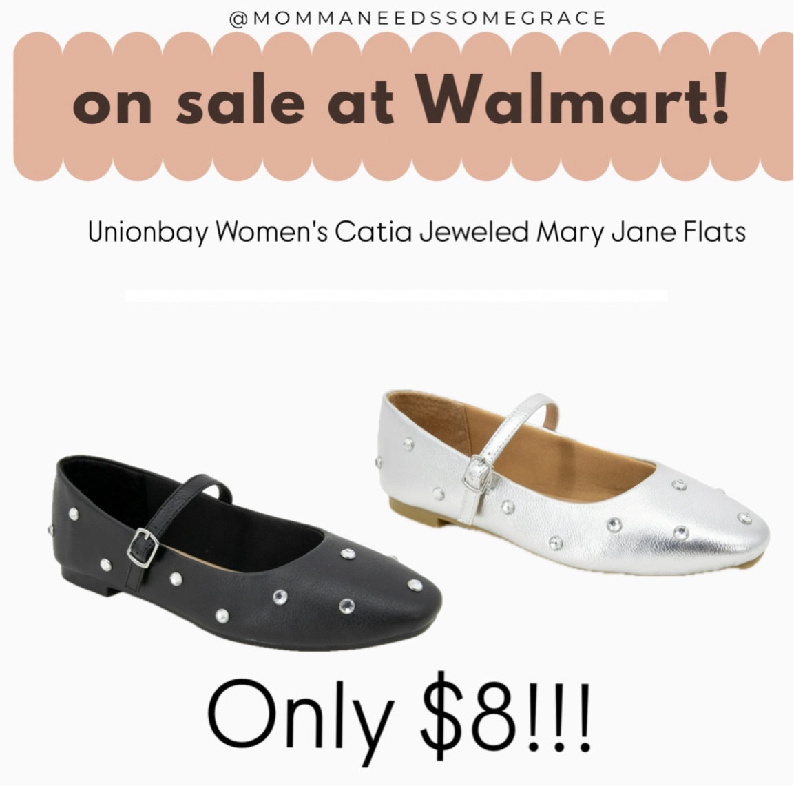 Mary Jane flats on sale at Walmart!!

#LTKStyleTip #LTKFindsUnder100 #LTKSaleAlert
