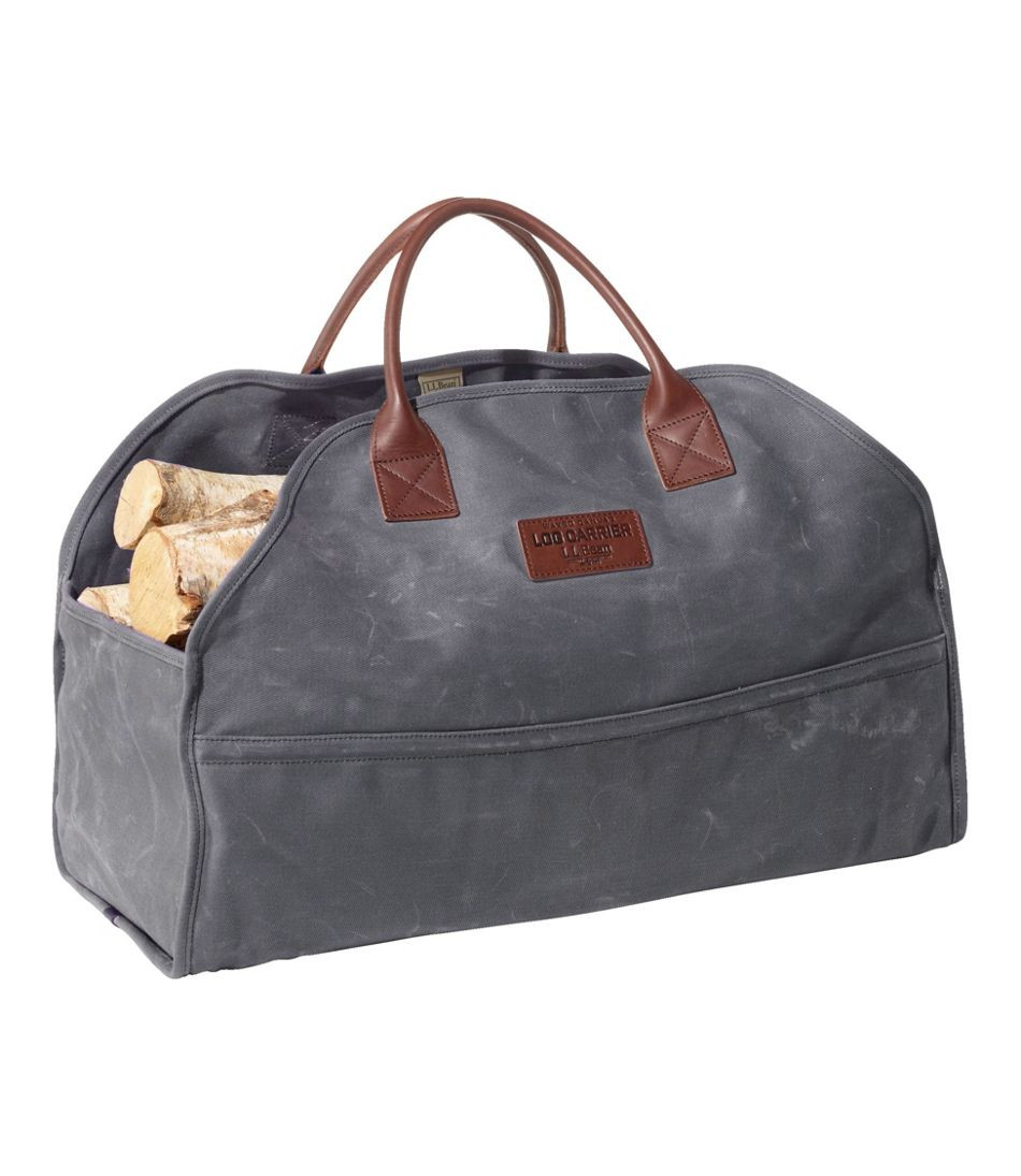 Waxed-Canvas Log Carrier | L.L. Bean