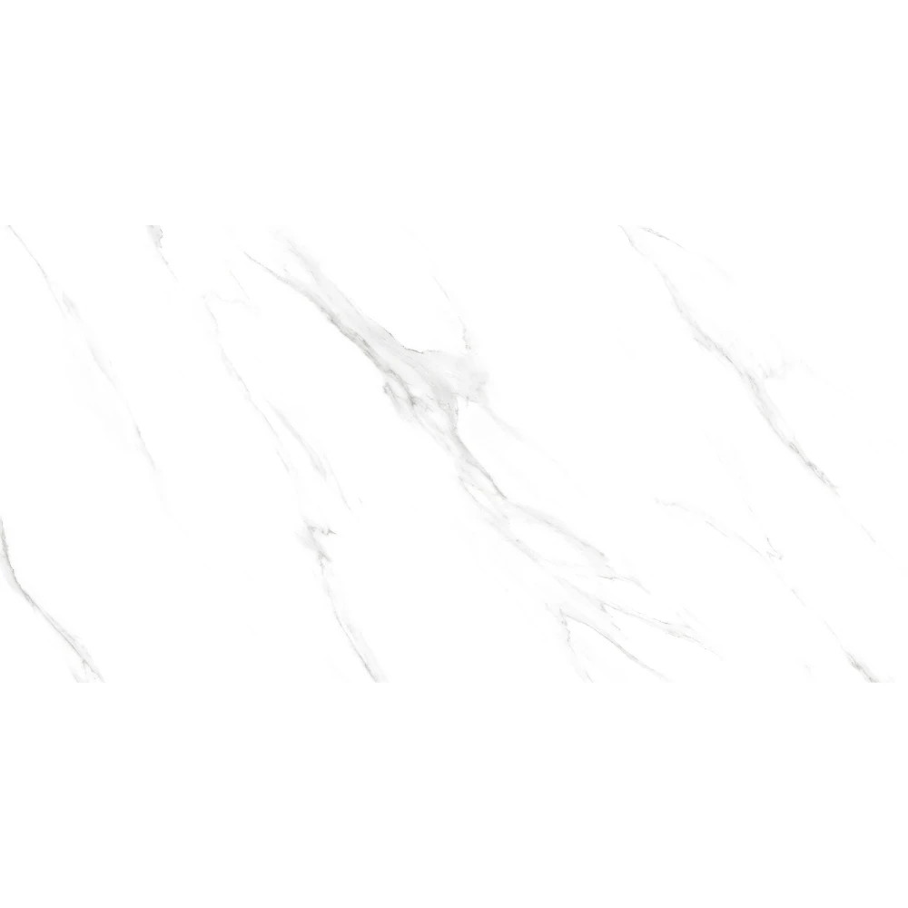 The Tile Life Monarch Calacatta 24-in x 48-in Polished Porcelain Marble look Floor and Wall Tile ( 15.5-sq ft / Carton ) | TCLAS2448PC | Lowe's