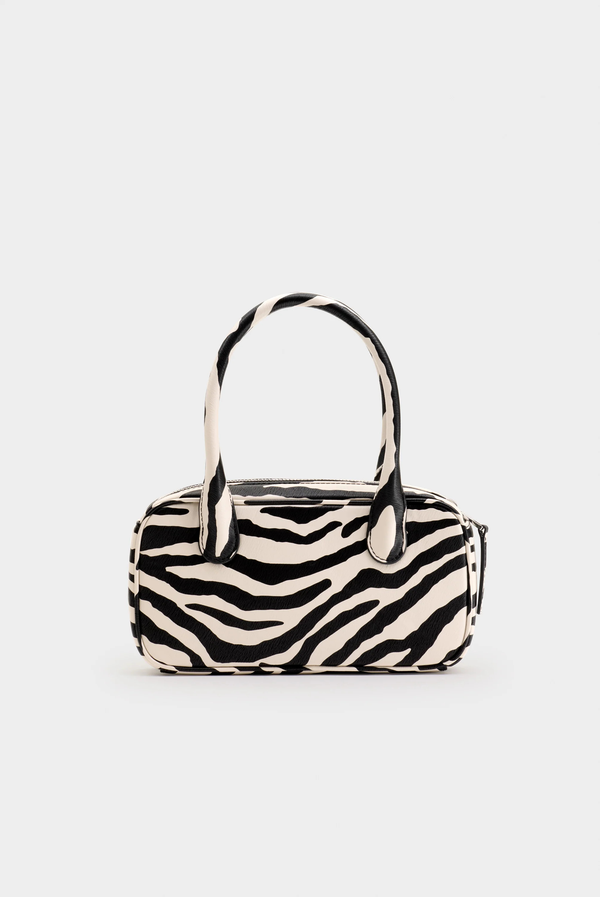 Mini Docta Bag In Black/Natural Zebra | SIMONMILLER | Simon Miller