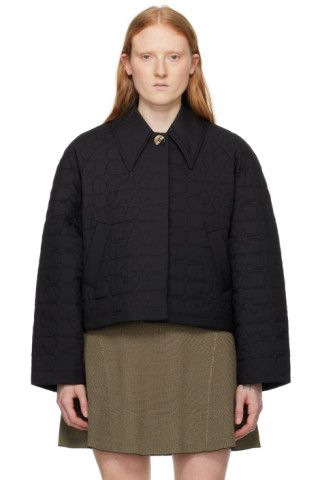 Black Quilt Jacket | SSENSE