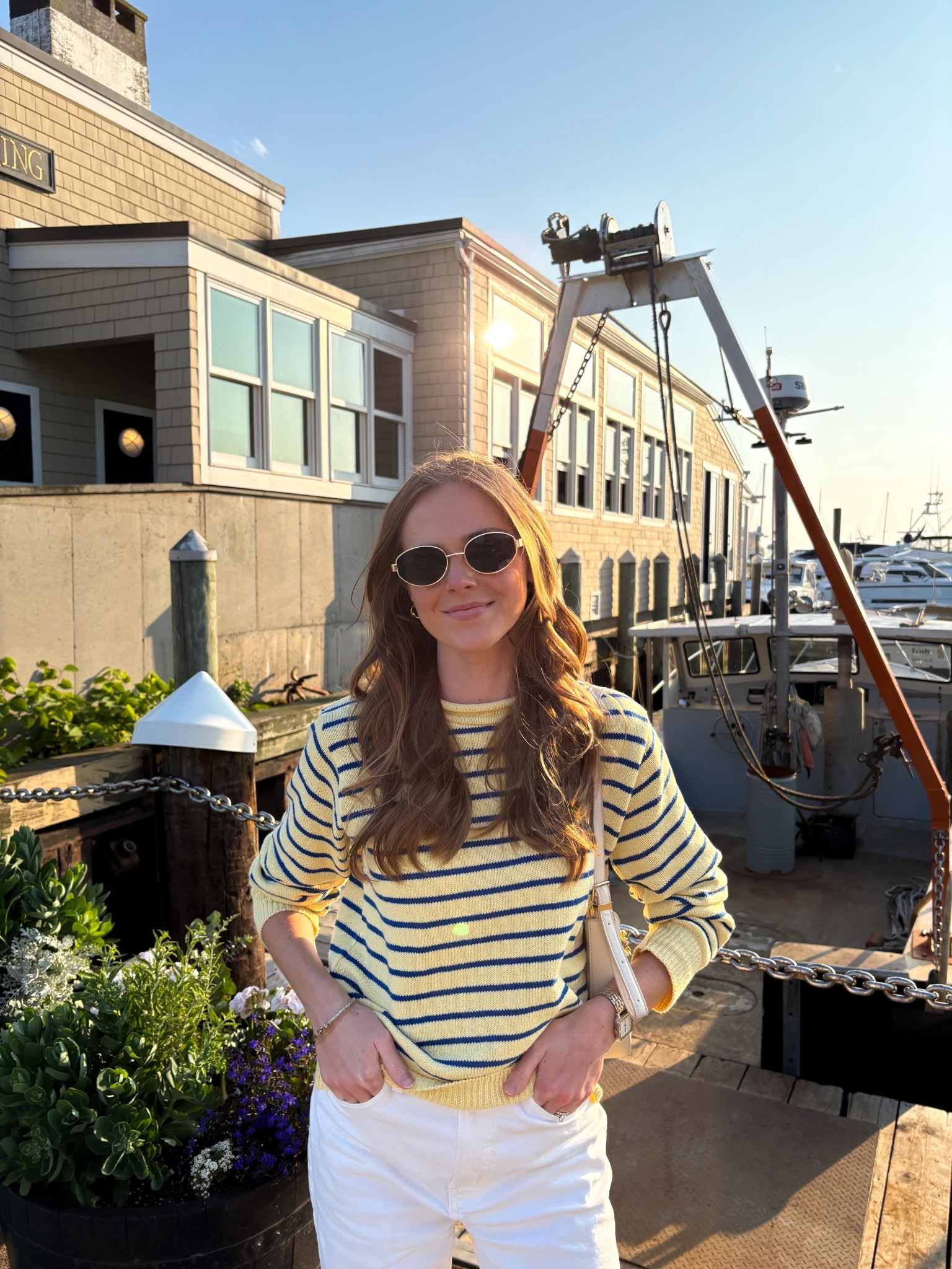 Sunset dinner outfit on the east coast 🦞 