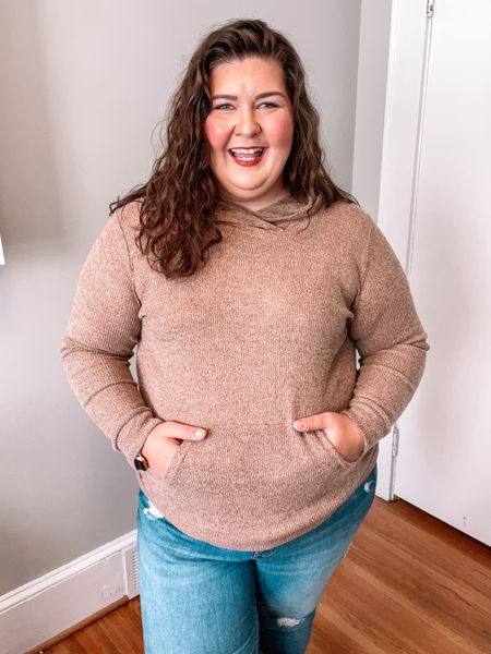 This top is so cozy and great for errands or lounging around the house! I’m wearing my regular size 2X, but size up if you want that oversized look! 

#LTKplussize #LTKSeasonal