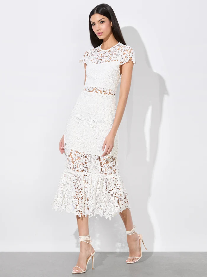 CLOVER OPEN BACK DRESS | Alice + Olivia