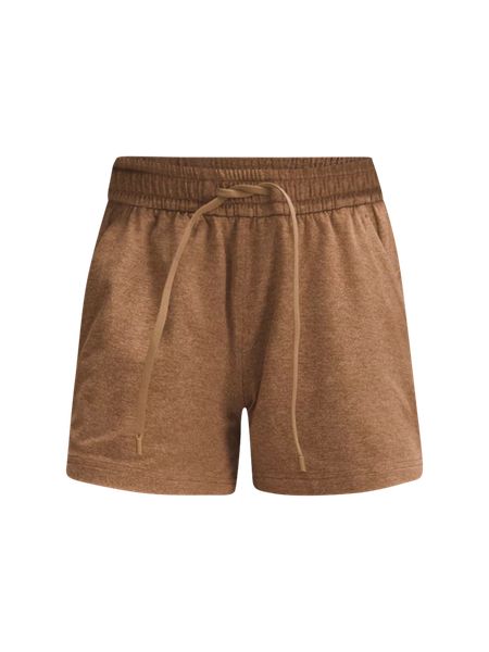 Soft Jersey Relaxed-Fit Mid-Rise Short 4" | Lululemon (US)