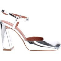 Amina muaddi sandalen Charlotte vrouw leer zilver | Balardi (US & Canada)