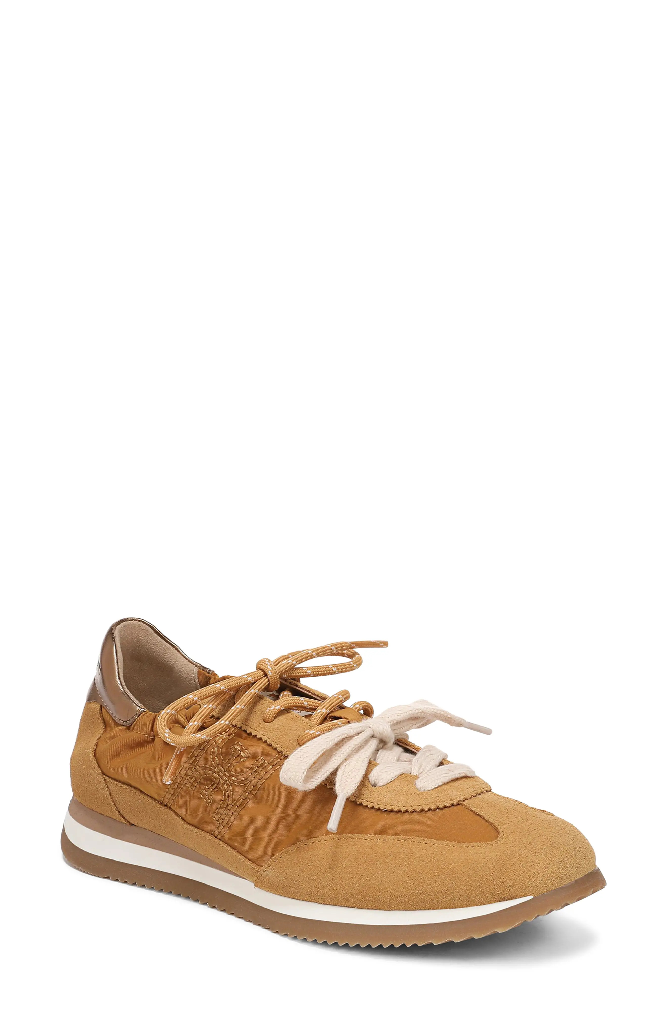 Sam Edelman Evara Lace-Up Sneaker in Sedona Red at Nordstrom, Size 8.5 | Nordstrom