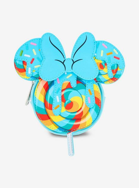 Loungefly Disney Minnie Mouse Blue Lollipop Figural Coin Purse - BoxLunch Exclusive | BoxLunch