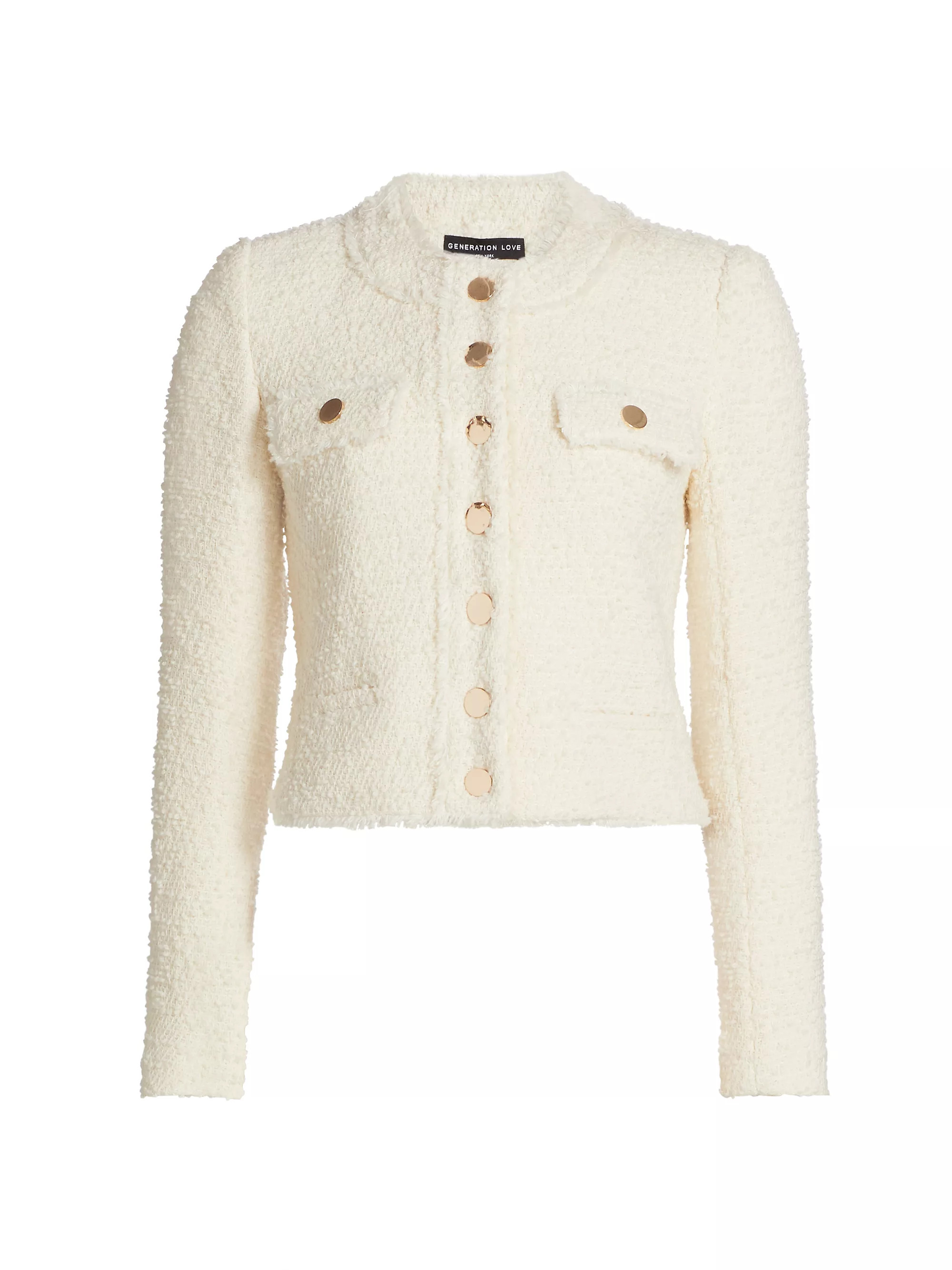 Kennedi Shimmer Tweed Jacket | Saks Fifth Avenue