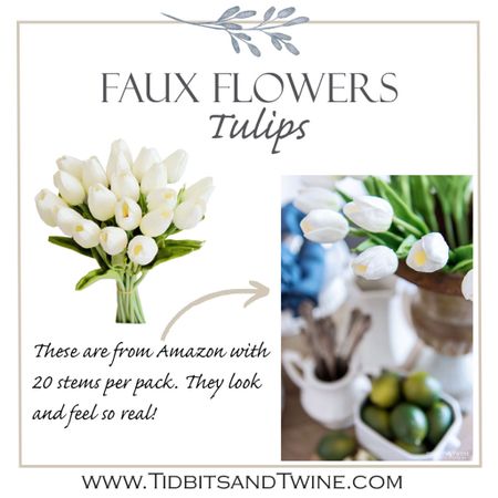 My favorite faux tulips!

White tulips, fake tulips, fake flowers, realistic flowers, flowers that look real, 

#LTKFind #LTKstyletip #LTKhome