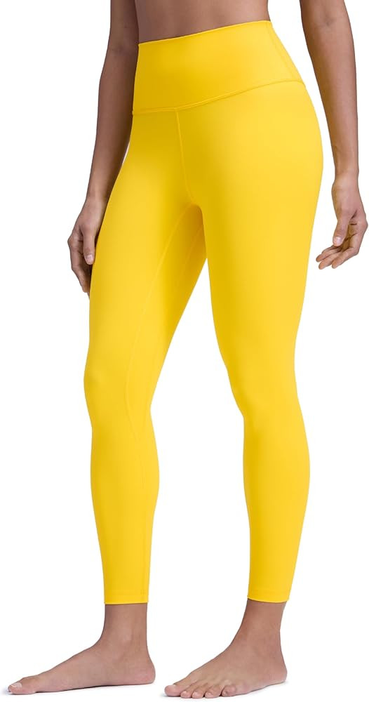 CRZ YOGA Brushed Naked Feeling Workout Leggings 25" - High Waisted Gym Compression Tummy Control ... | Amazon (US)