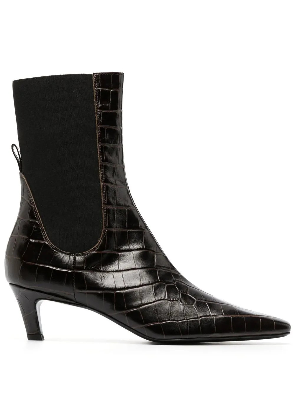 TOTEME 50mm crocodile-embossed Ankle Boots | Brown | FARFETCH CZ | Farfetch Global