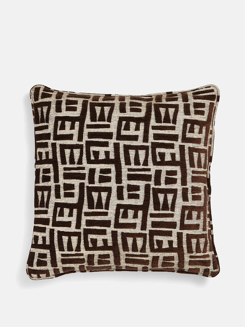 Pierre Frey Tsomba Cushion, Cocoa | Soho Home Ltd