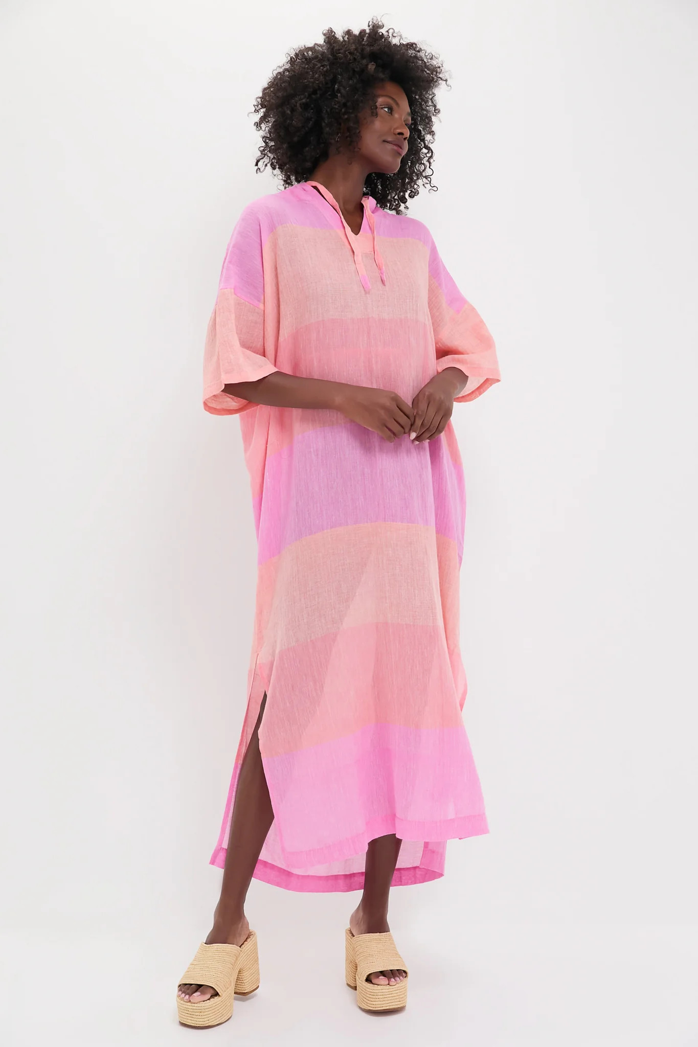 Nefas Peach Beritu Hoodie Dress | Tuckernuck (US)