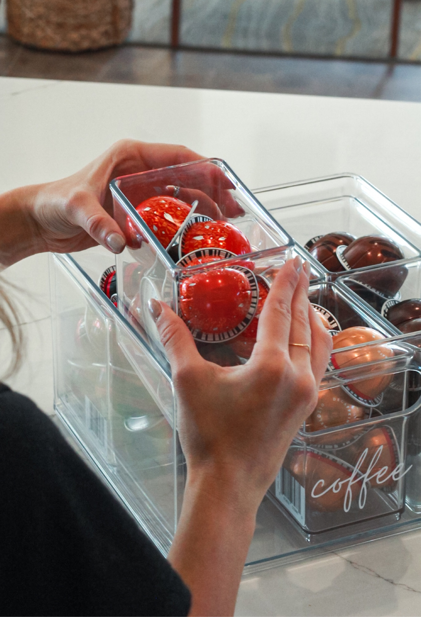 Nespresso pods organization - functionality 🤝 aesthetic 

#LTKFind #LTKfamily #LTKhome