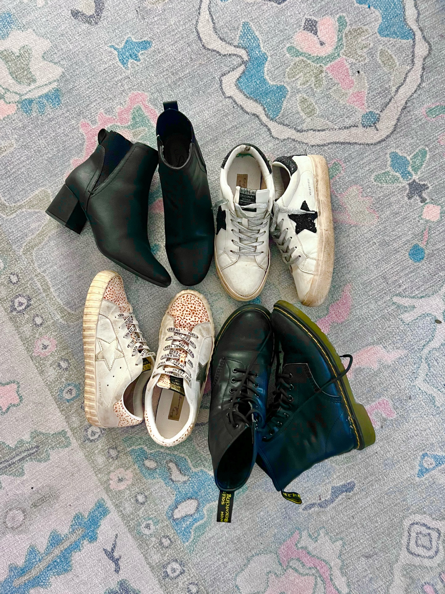 The shoes we packed for NYC 
- low black boots 
- comfy sneakers for walking 


#LTKOver40 #LTKHoliday #LTKTravel