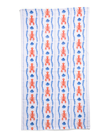 Lochlan Lobster Beach Towel | TJ Maxx