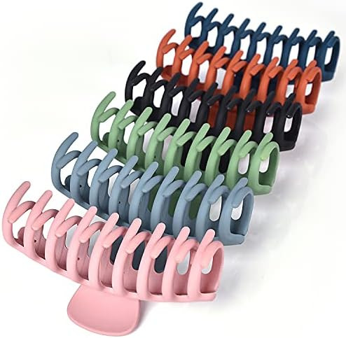 Bealee Hair Claw Clips for Women Girls, Nonslip Matte Big Hairclips for Thick Long Hair, 4.35 Inch L | Amazon (US)