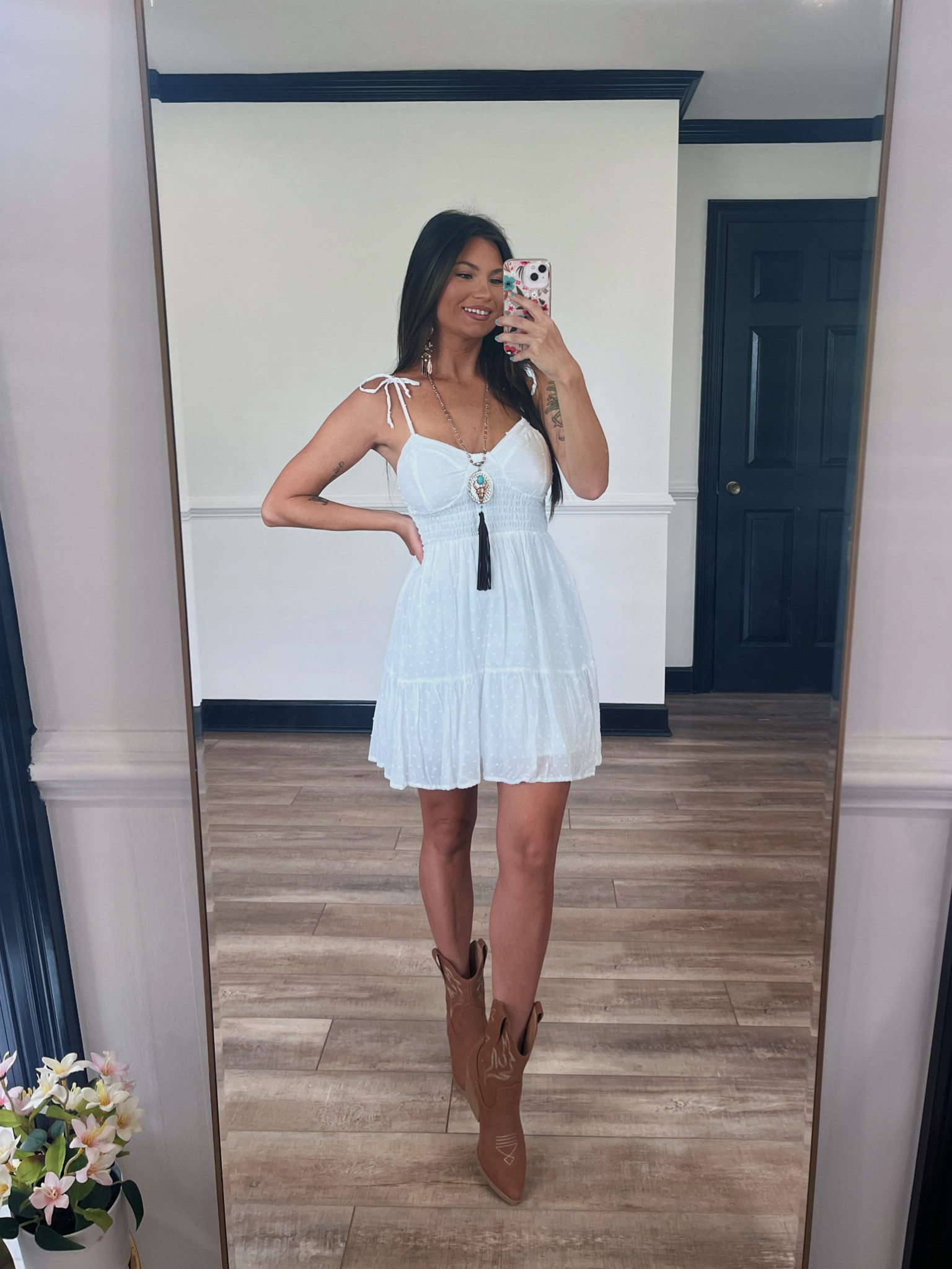 This little white dress screams coastal cowgirl! Paired with brown ankle boots! 



#LTKunder50 #LTKstyletip #LTKshoecrush