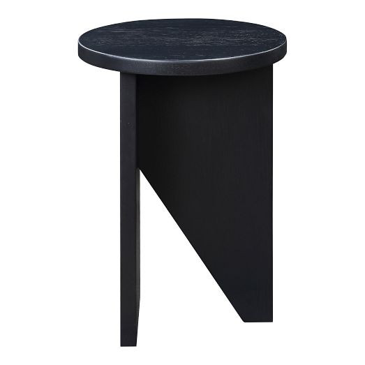 Angled Base Wood Side Table (14") | West Elm (US)