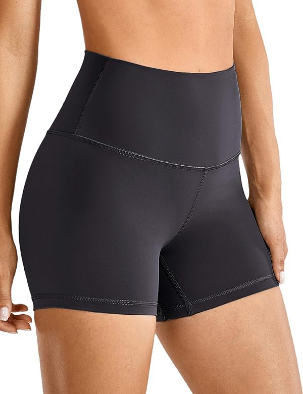 CRZ YOGA Naked Feeling High Waisted Workout Yoga Shorts for Women Athletic Running Volleyball Sho... | Amazon (US)
