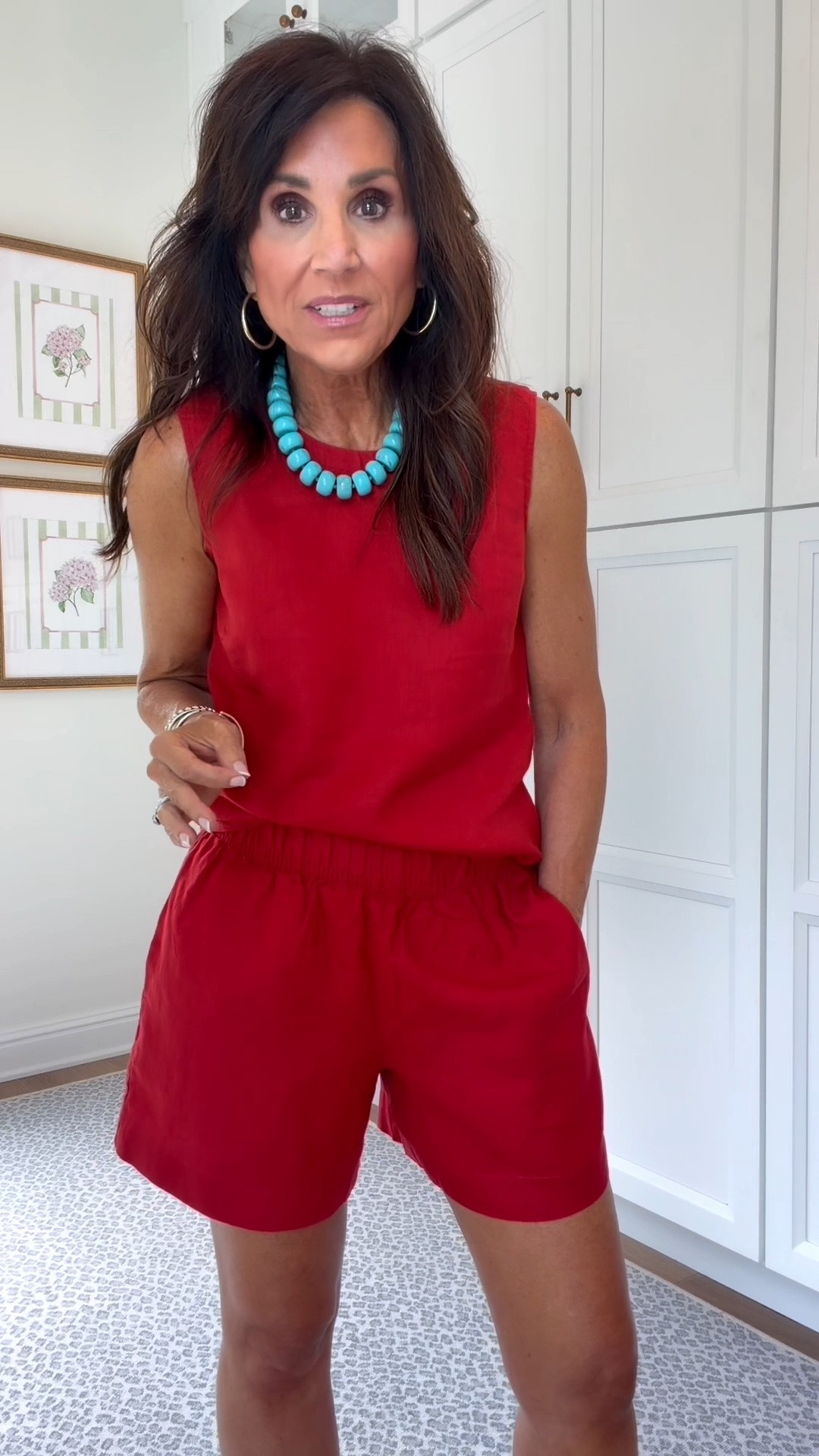 If you're looking for versatile summer basics that you'll actually wear, let me show you four Quince outfits.

Blue Vest -XS Skirt - Small Red Tank - XS Red Shorts - Small Black Vest - XS Olive Shorts - Small Red Dress - XS

#QuincePartner @Quince  @Shop.LTK #liketkit

#LTKSeasonal #LTKOver40