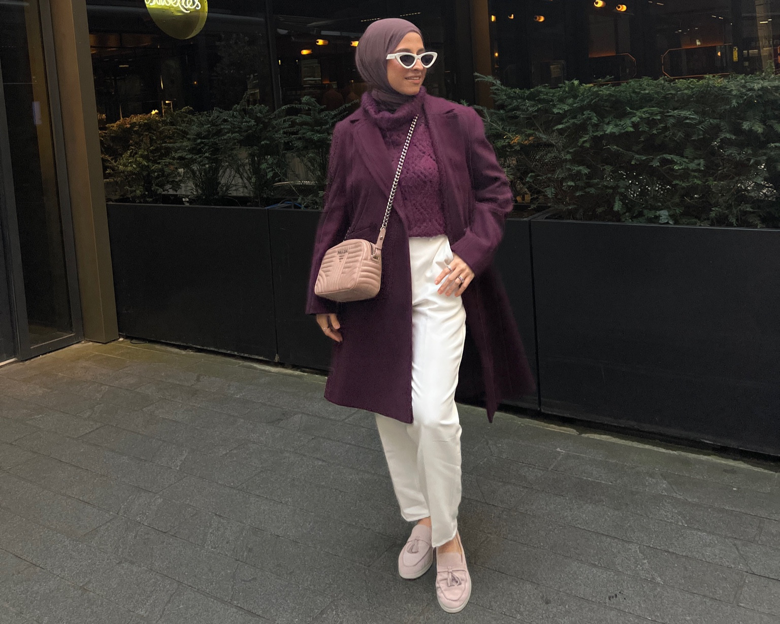 Plum & white outfit 🥰

#LTKeurope #LTKMostLoved #LTKstyletip
