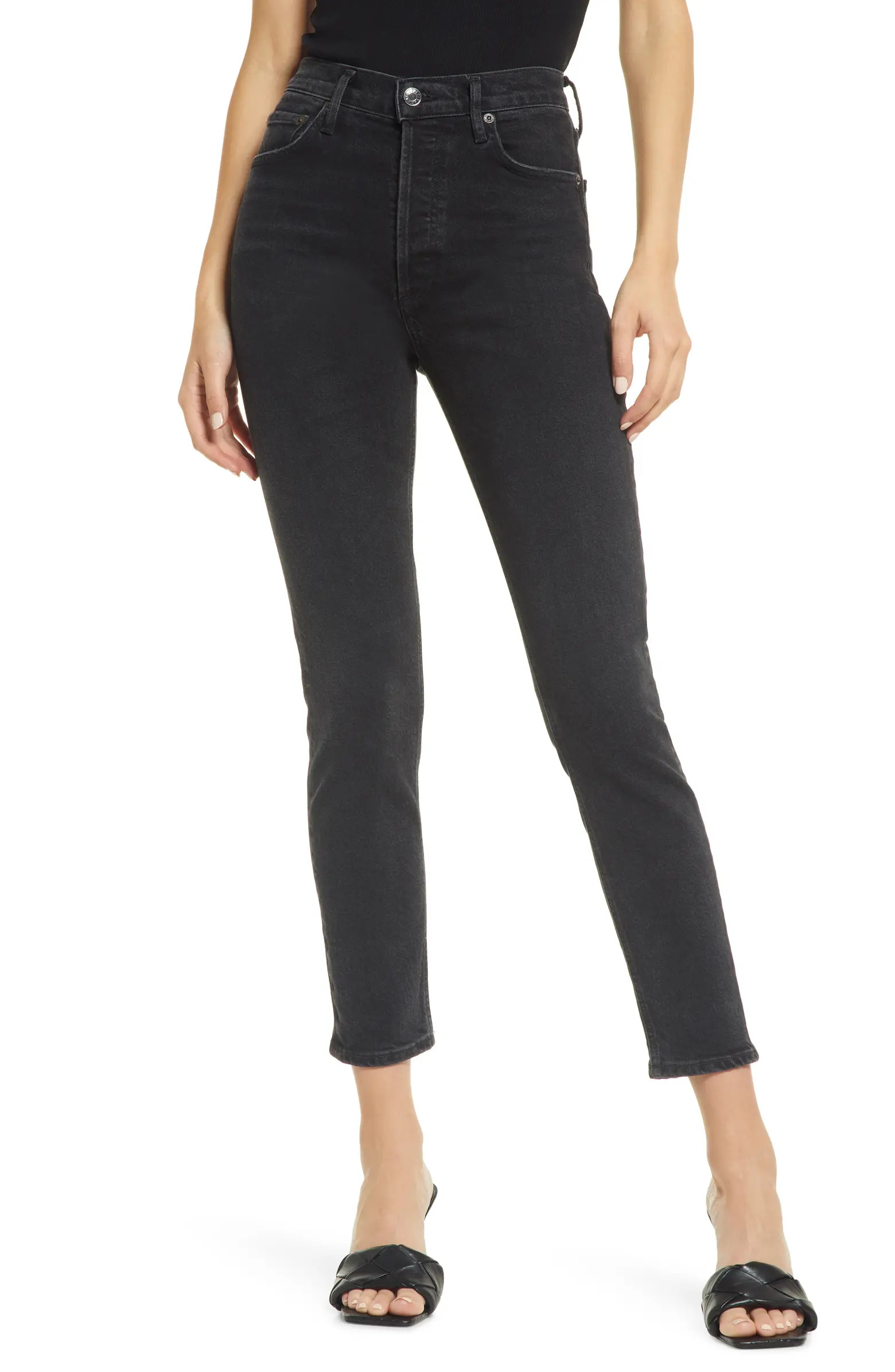 AGOLDE Nico High Waist Ankle Slim Fit Jeans | Nordstrom | Nordstrom