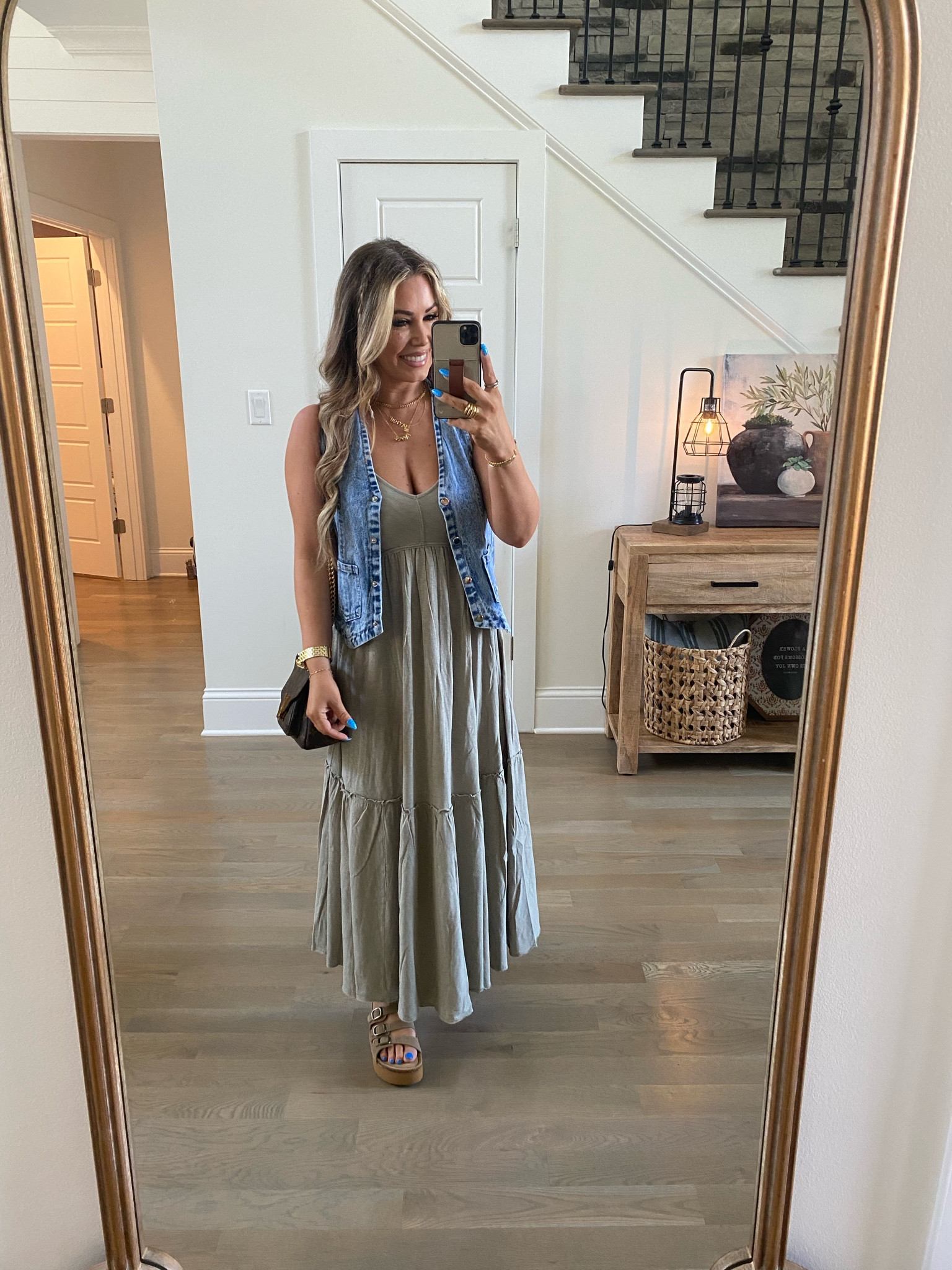 Today’s Saturday Ootd!! I absolutely love this dress/vest combo!! #outfitoftheday #saturdayoutfit 

#LTKFindsUnder50 #LTKStyleTip #LTKOver40