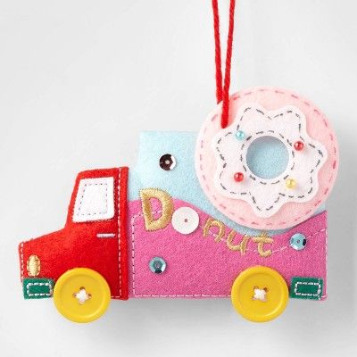 Fabric Donut Food Truck Christmas Tree Ornament - Wondershop™ | Target