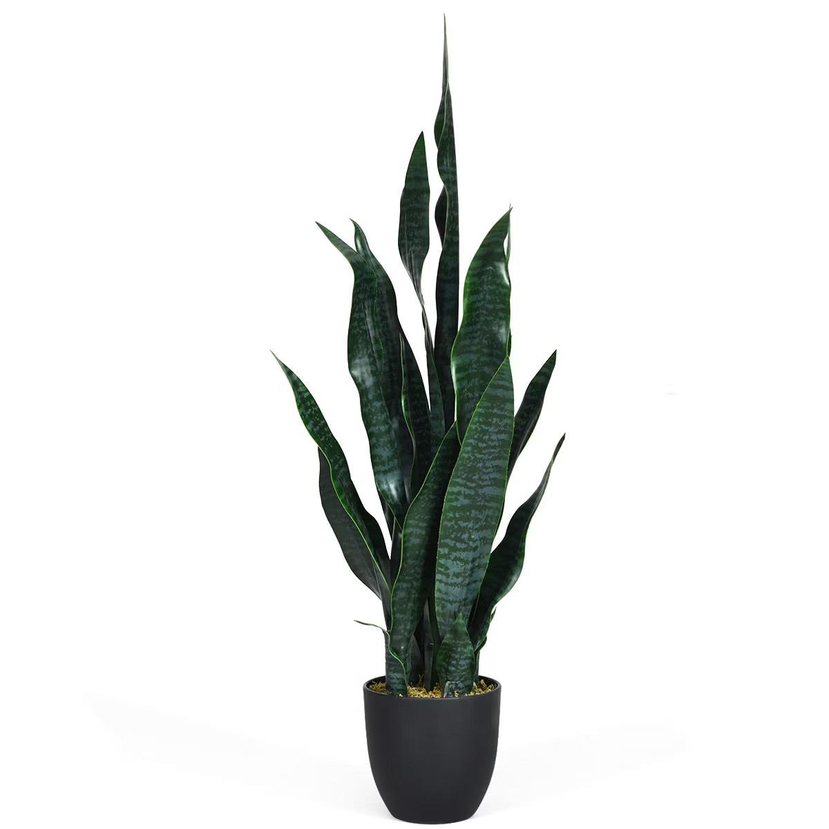 Costway Artificial Snake Plant 35.5''Fake Sansevieria Indoor-Patio Decor Green | Target