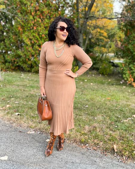 Sweater dress weather and this high quality dress is still available in black and only $35 reg $118 . So many amazing deals at this fall sale and I am linking my favs at amazing prices of course 
#expressyou #dealoftheday #fashionista #fallfashion #fashionover40  #sweaterdress #midsizefashion #curvygirl .#sweaterweather 

#LTKunder50 #LTKstyletip #LTKsalealert