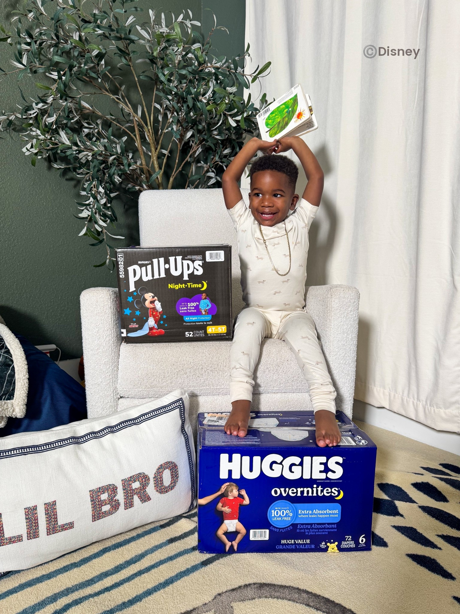 @Huggies @pullups @goodnites @target ©️Disney
#ad #HuggiesOvernites #PullUpsNighttime #Goodnites #TargetPartner #Target #liketkit @shop.ltk 
Having a pull-up  that supports that transition is a huge relief.
CJ sleeps better, we sleep better, and his mornings start smoother.

#LTKKids #LTKmomlife