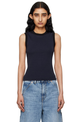 SSENSE Exclusive Navy Esmé Tank Top | SSENSE