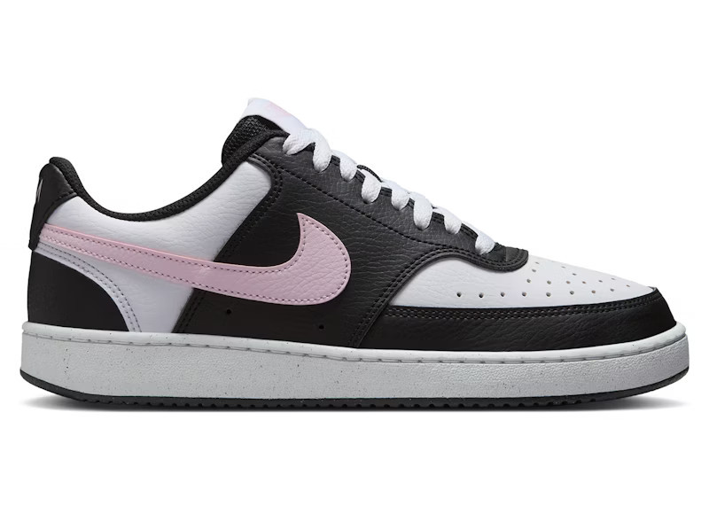 Nike Court Vision Low Next Nature (Women's) Sneakers in Black/White/Pink Foam | StockX